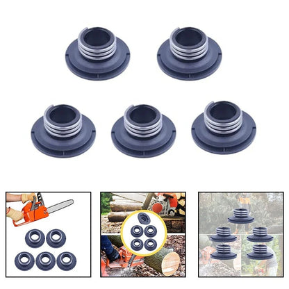 5 Piece Set of Oil Pump Worm Gears for Chainsaws