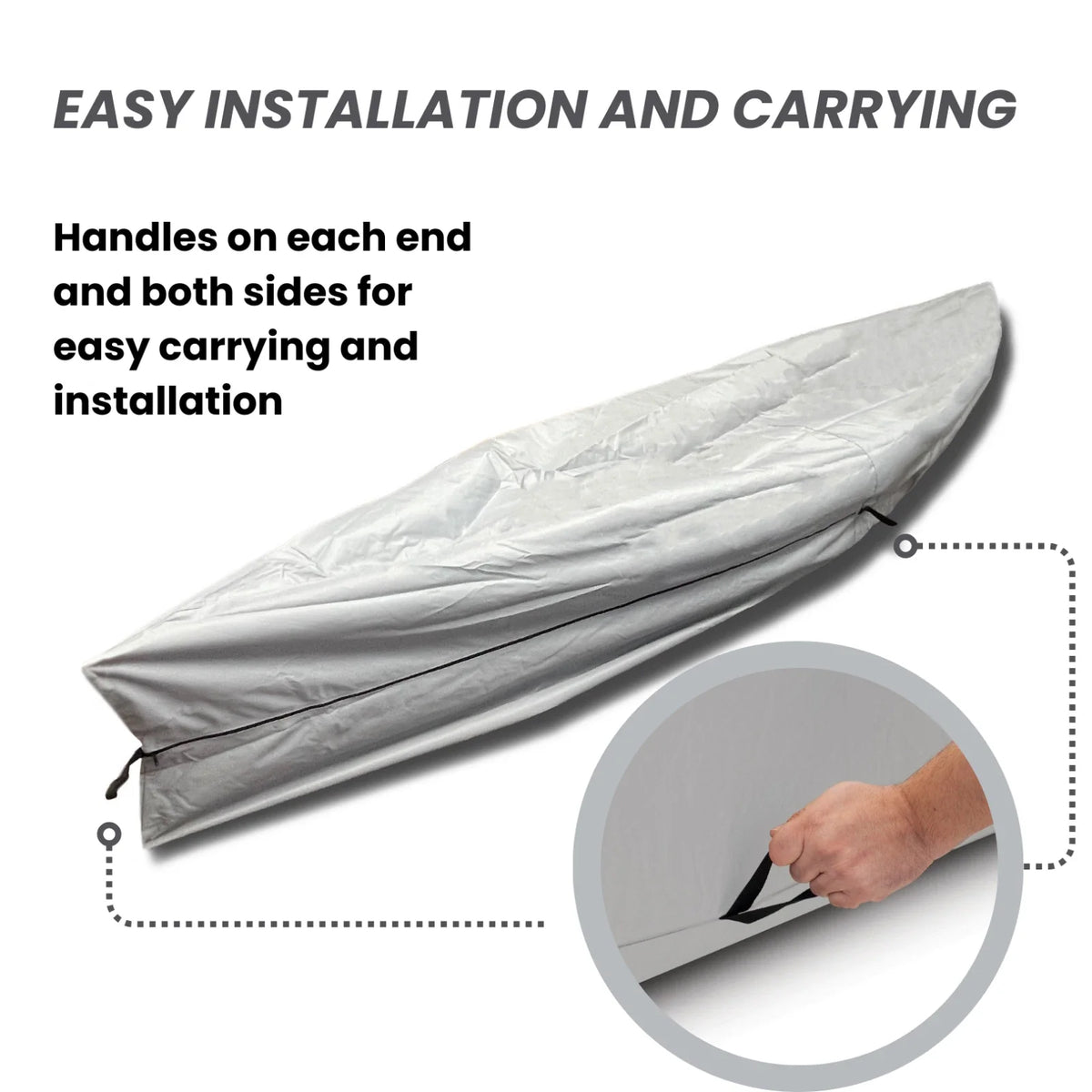 Kayak Storage Cover for Perception Pescador Pilot 12 (2016–2023)