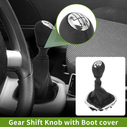 6 Speed Manual Gear Shifter Knob with Cover for Fiat Talento (2016–2023)