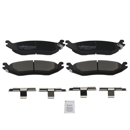 Set of 4 Rear Ceramic Brake Pads for Dodge Ram 1500 (2002–2006) D898 P898