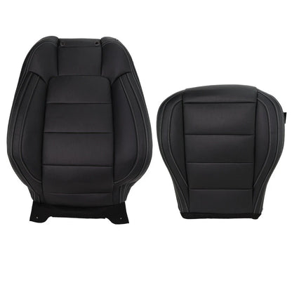Set of 2 Front Perforated Leather Seat Covers for Ford Mustang (2015–2023)