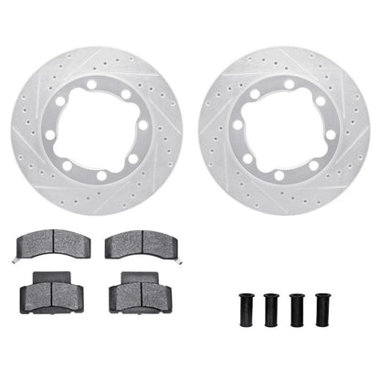 Drilled and Slotted Rotors for Chevy C2500/K2500 (1992–2000) ALX-PAU-DF-7212-40116-CLA2