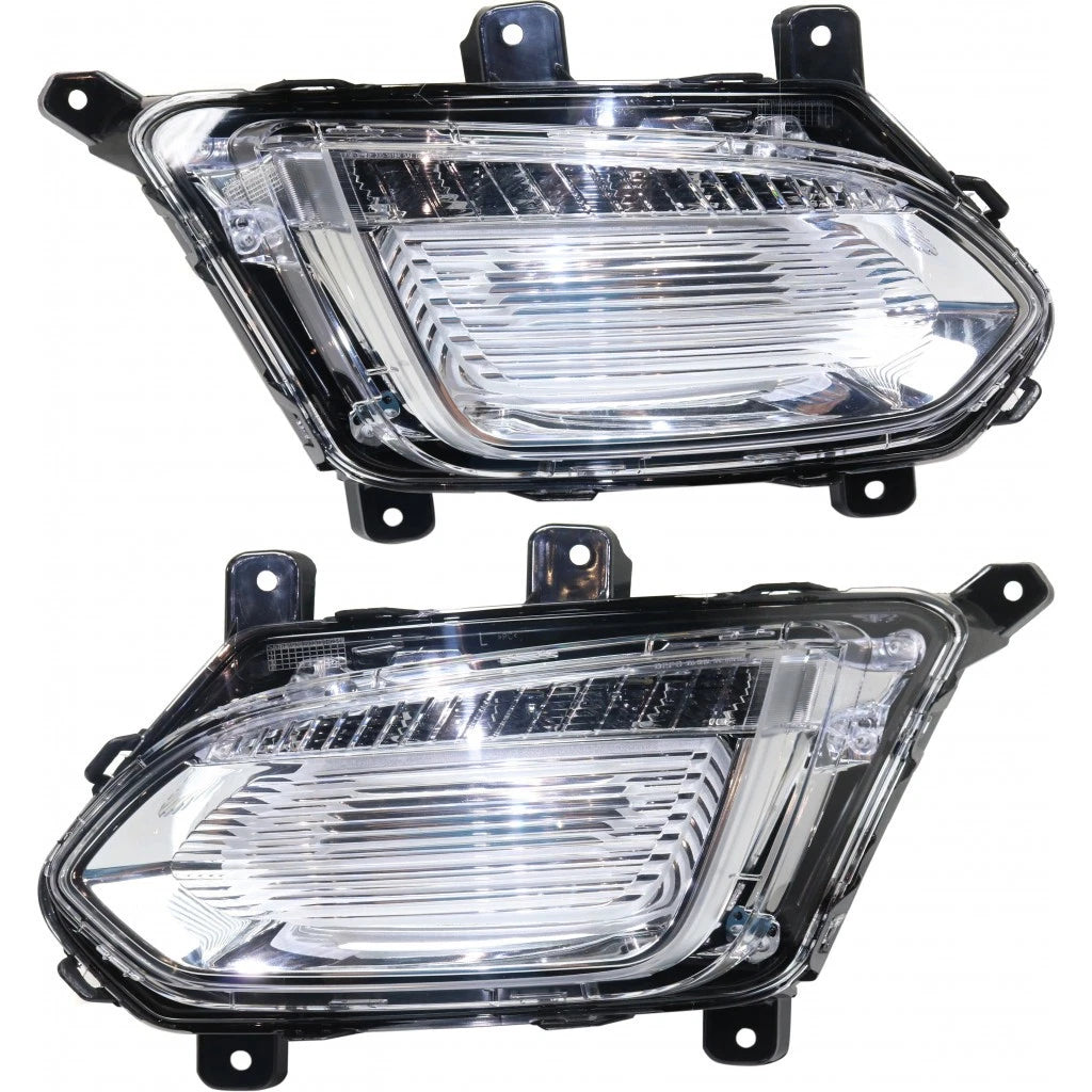 Front Signal/Corner Light Pair for Chevy Equinox (2016–2017) PLX-M0-335-1618L-AC-CL360A1, GM2562111, GM2563111