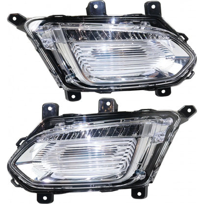 Front Signal/Corner Light Pair for Chevy Equinox (2016–2017) PLX-M0-335-1618L-AC-CL360A1, GM2562111, GM2563111