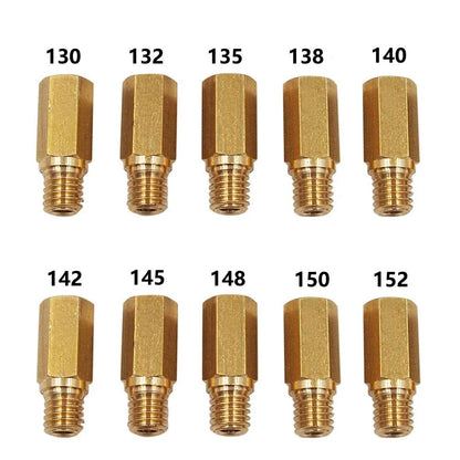 10pcs Carburetor Main Jet Kit for Keihin PWK PE OKO KOSO Carb #130-#152