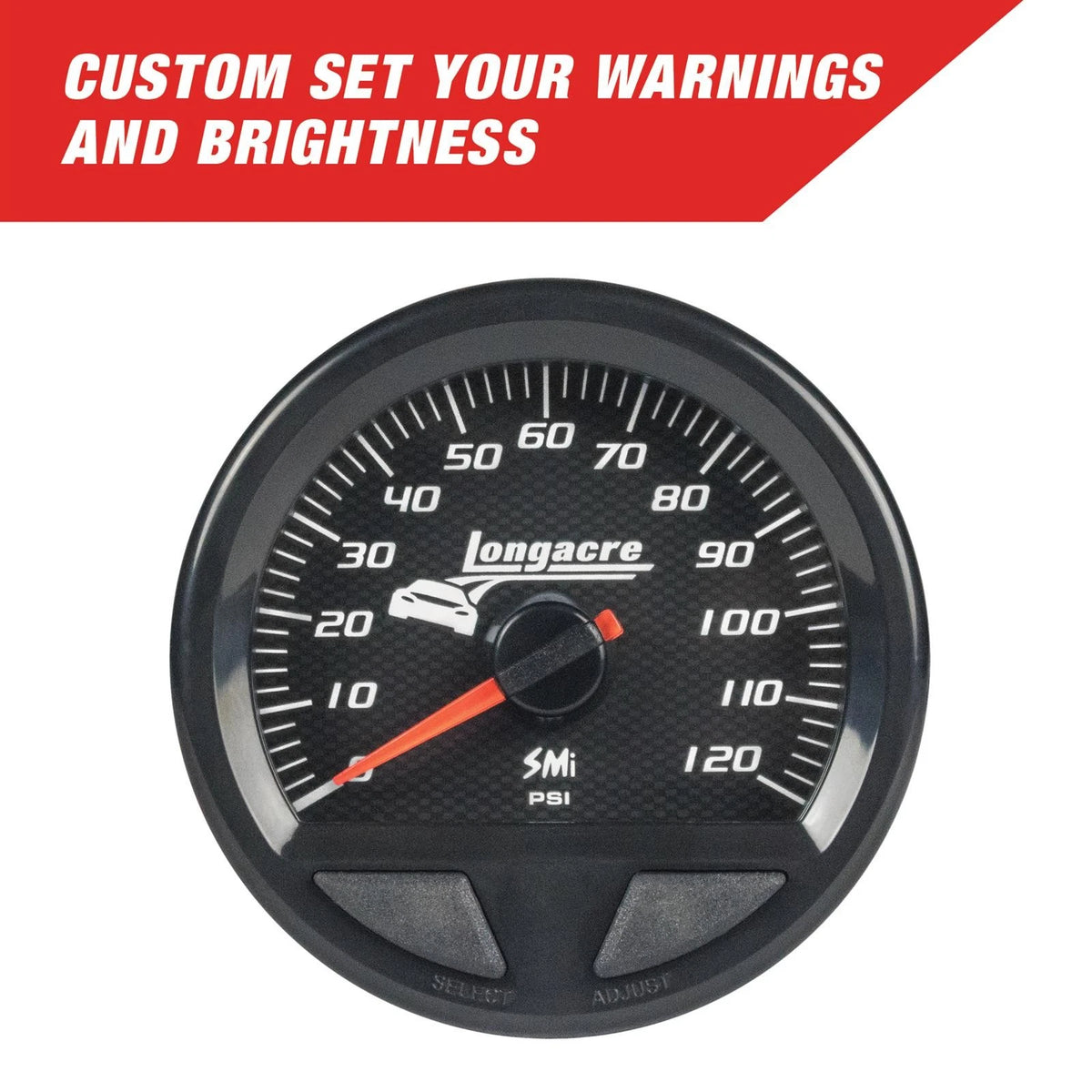 Oil Pressure Gauge for Longacre SMi Elite (52-46741)