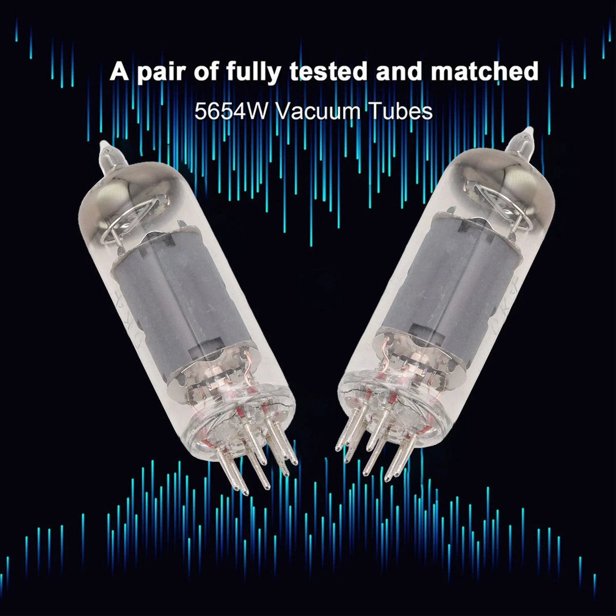 Matched Pair of 6K4 Vacuum Tubes for Improved Bass and Highs