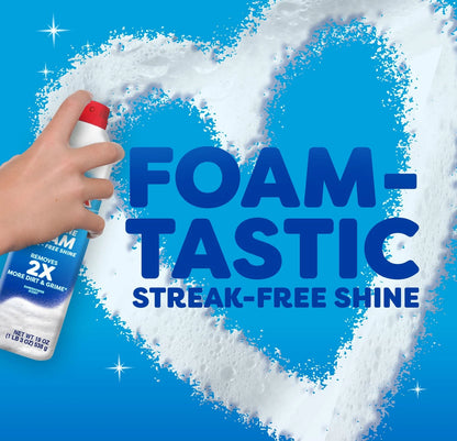 Windex Fast Shine Foam Glass Cleaner for All Vehicles (Pack of 1)