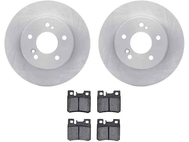 Brake Pad and Rotor Kit for Mercedes E300 (1996–1997) 74646QGKJ