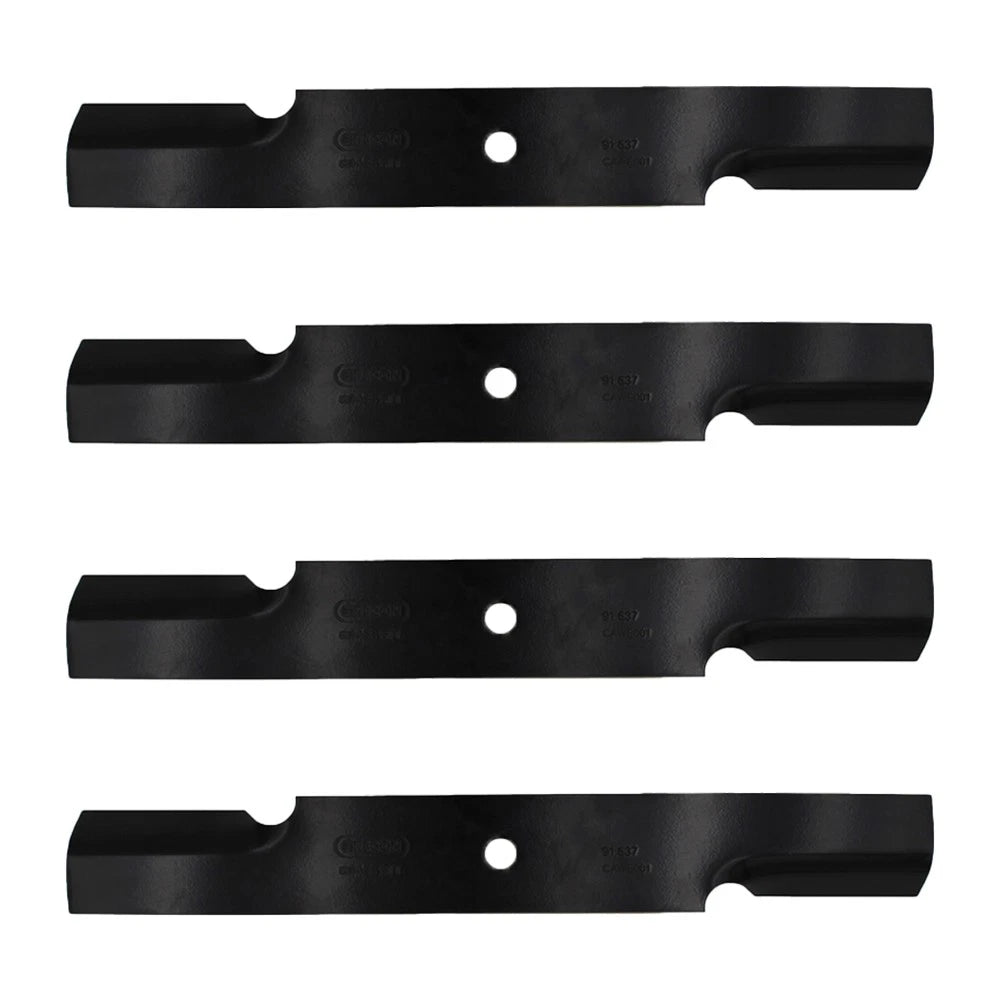 Set of 4 Notched Air-Lift Blades for Worldlawn