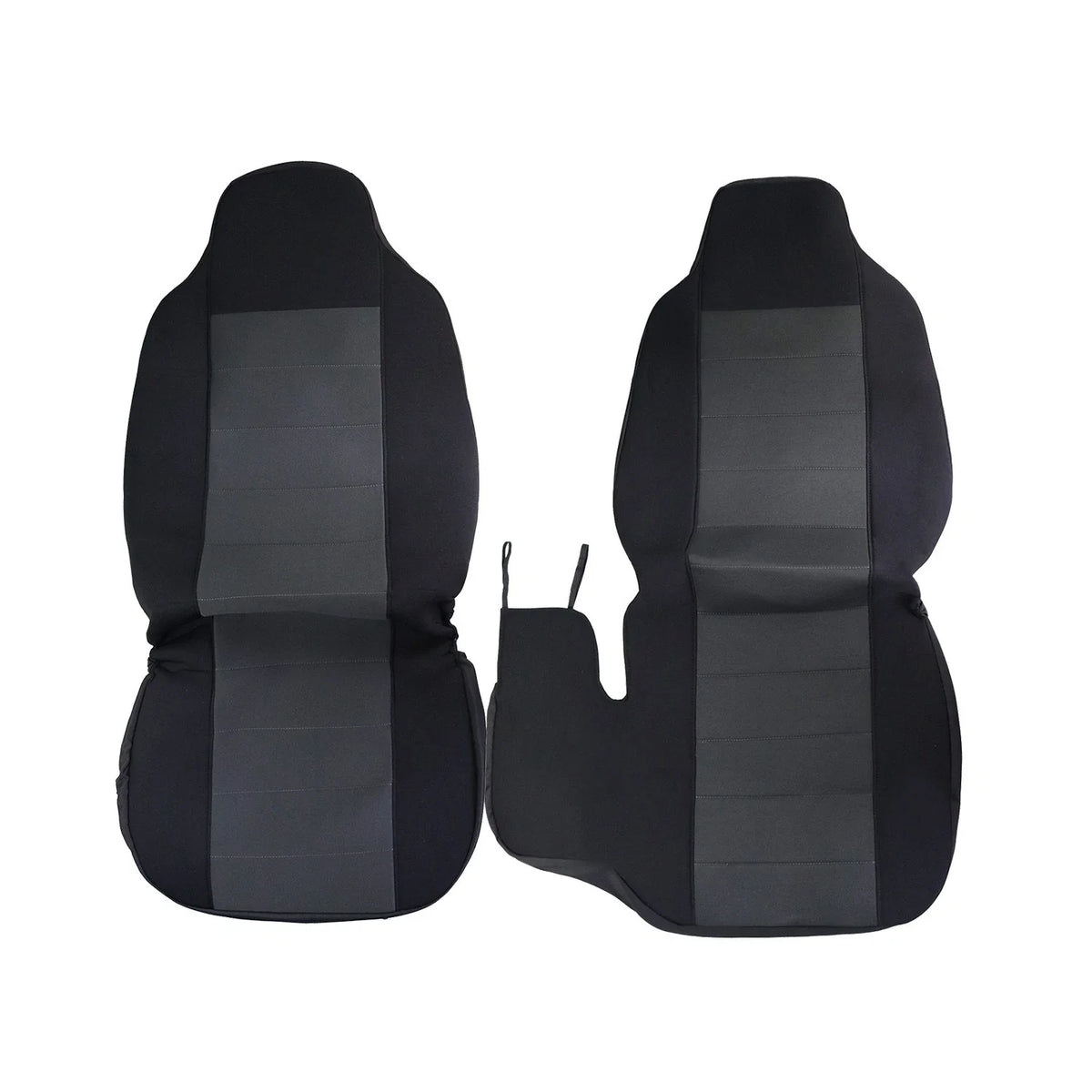 Set of 2 Hi-Back Car Seat Covers for Ford Ranger (2004–2012) Deep Gray
