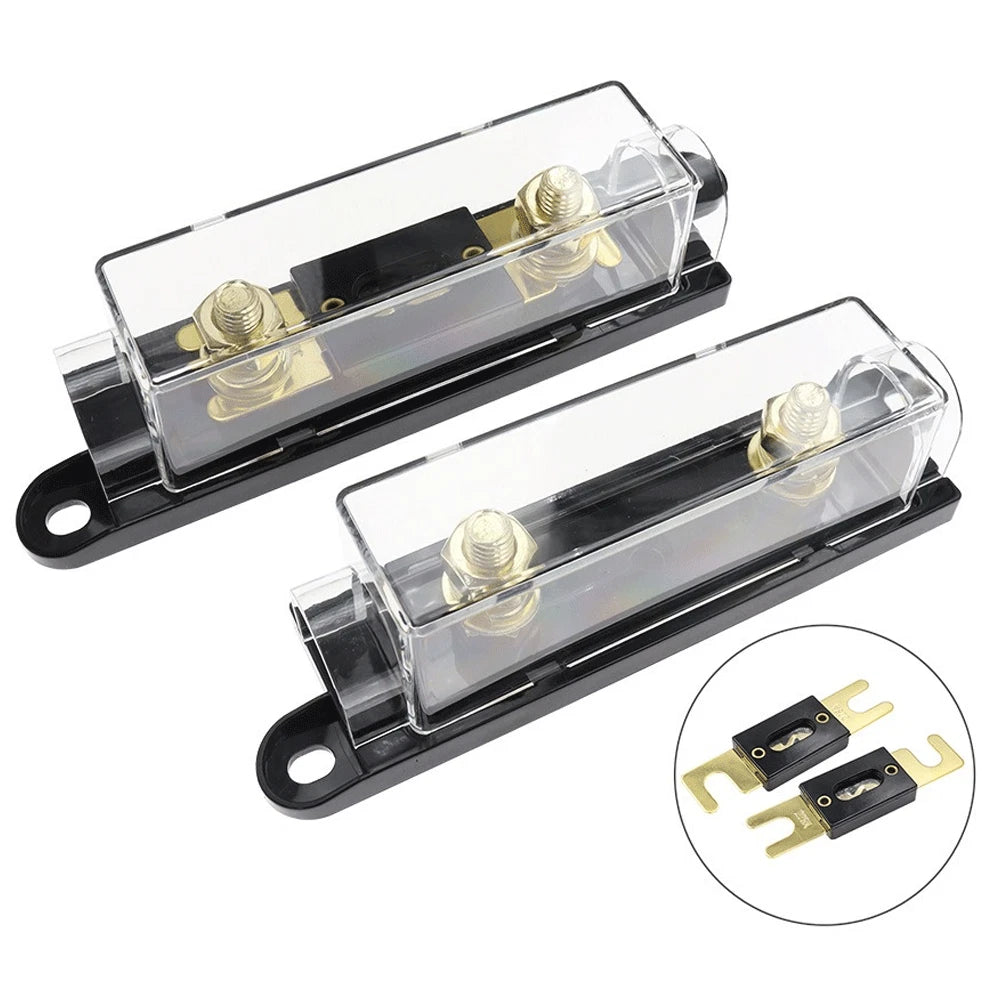 1/0 AWG ANL Fuse Holder Battery Install Kit for Inline Use