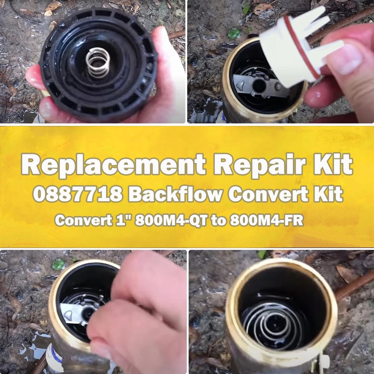 E-cowlboy Backflow Convert Kit 1" for Watts