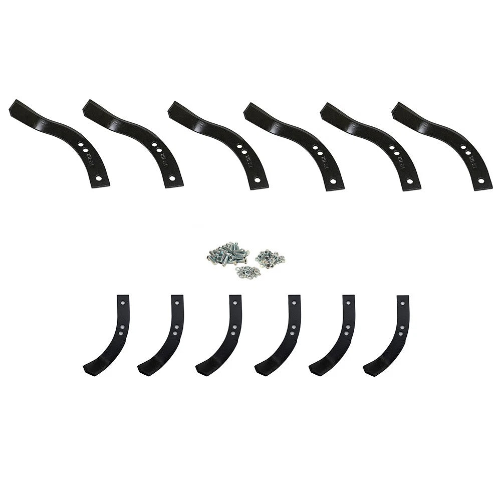 Set of 12 Tiller Tines for 402, 404, 405, 406