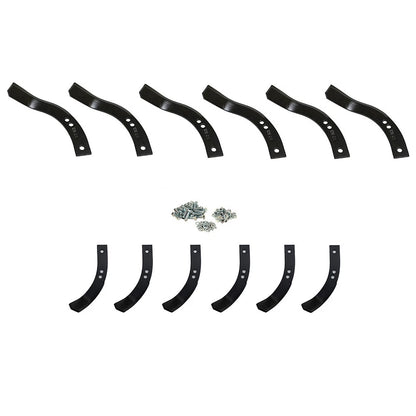 Set of 12 Tiller Tines for 402, 404, 405, 406