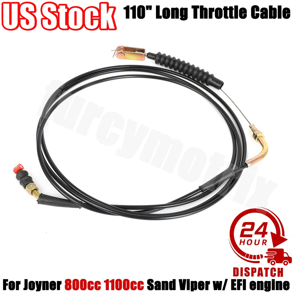 Throttle Cable 110" for Joyner 1100cc 800cc Sand Mini Viper (EFI)