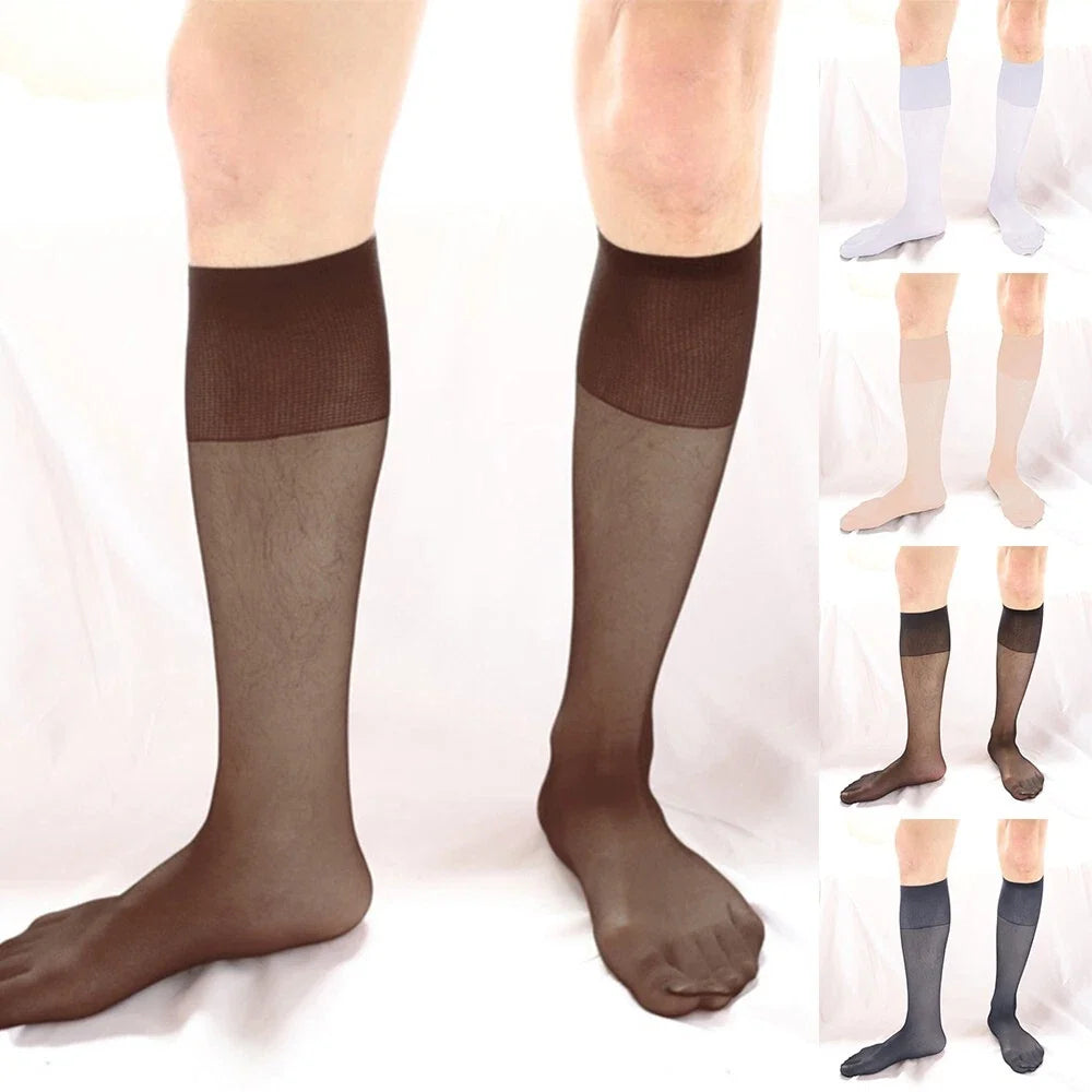 Invisible Traceless Sheer Tube Socks for Men - Business Dress Style
