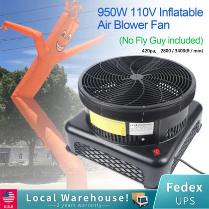 17.7" Air Blower Fan for Inflatable Tube Man (No Known Part Numbers)