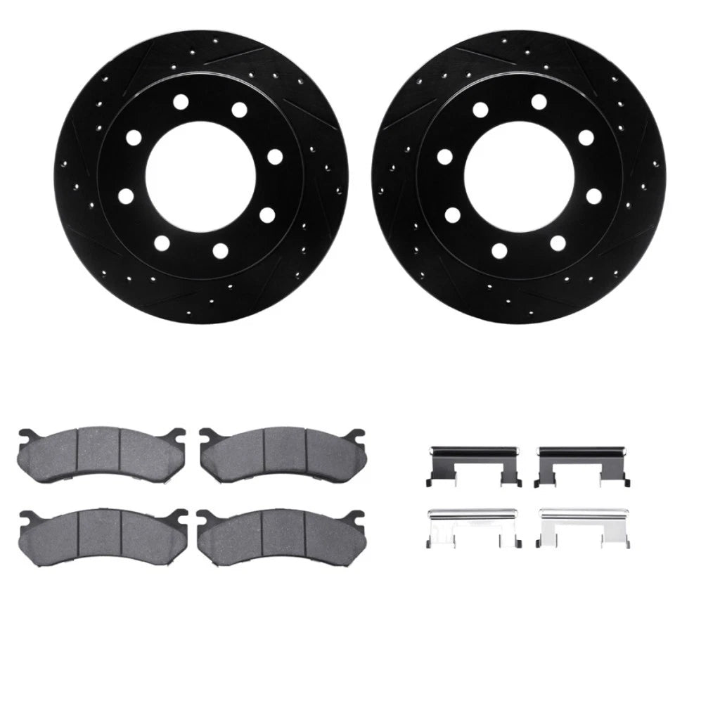 Brake Rotor Set Rear for GMC Yukon XL 2500 (2000–2007) ALX-PAU-DF-8412-48026-CLA12