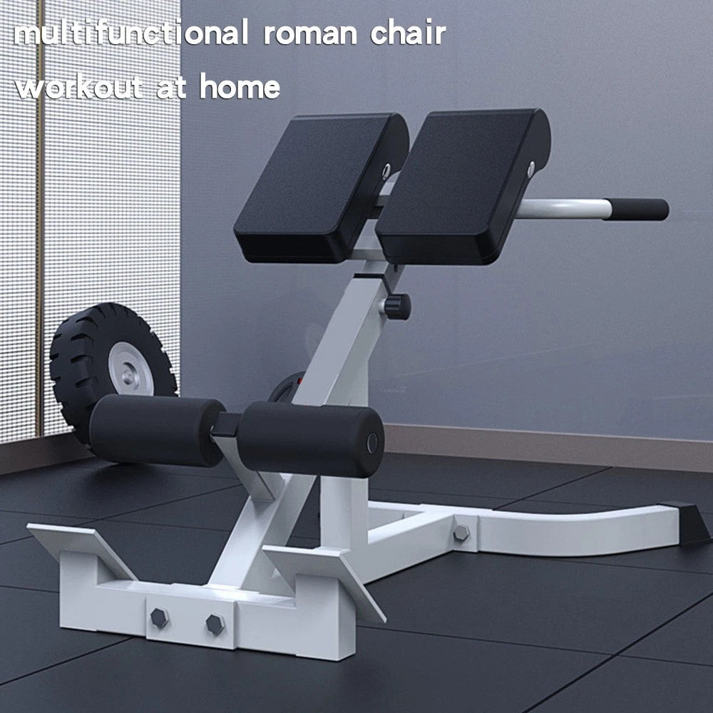 Roman Chair Hyperextension Bench for Home Gym (Lower Back, Abdominal)