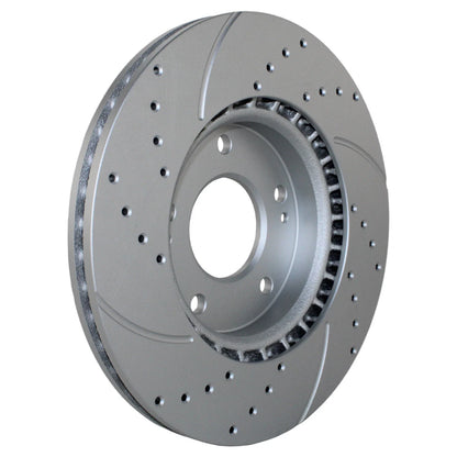 2X Front Drilled Coated 280mm Brake Rotors for Hyundai Kia