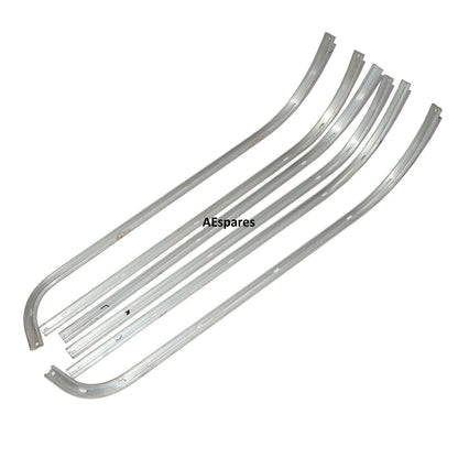 Set of 2 Footboard Runner Channel Strips for Vespa VBB Rally GS