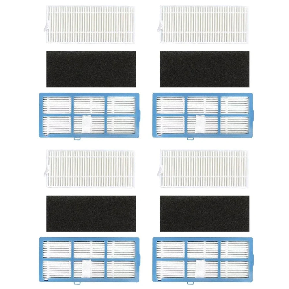 Set of 4 HEPA Filters for DeenKee D40 Robot Vacuum Cleaner