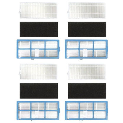 Set of 4 HEPA Filters for DeenKee D40 Robot Vacuum Cleaner