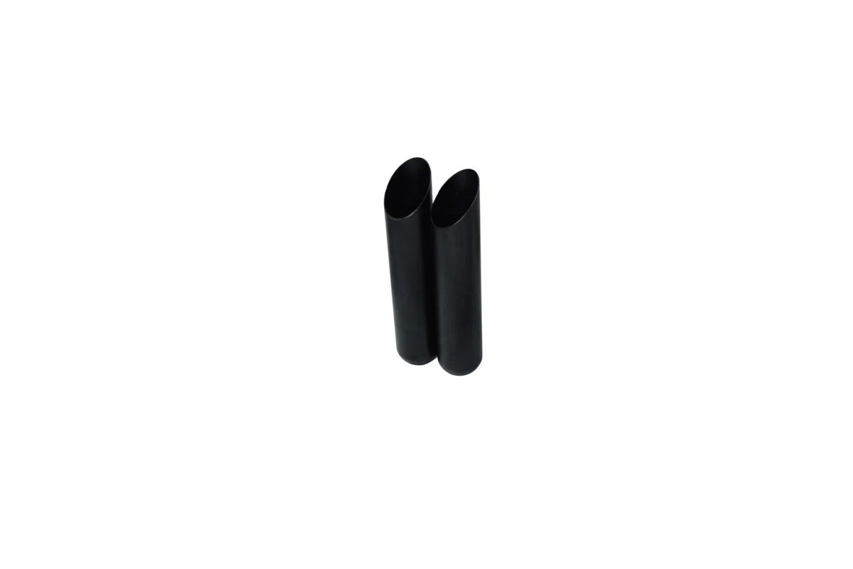 2.5" Dual Exhaust Kit for Dodge Dakota (1997–2005) - 1 Chamber Muffler, Black Tips