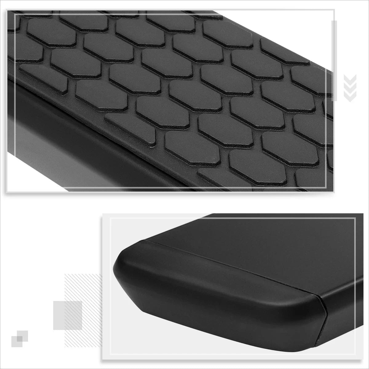 Set of 2 Honeycomb Step Pad Running Boards for Tundra Extended Crew Cab (2007–2021)