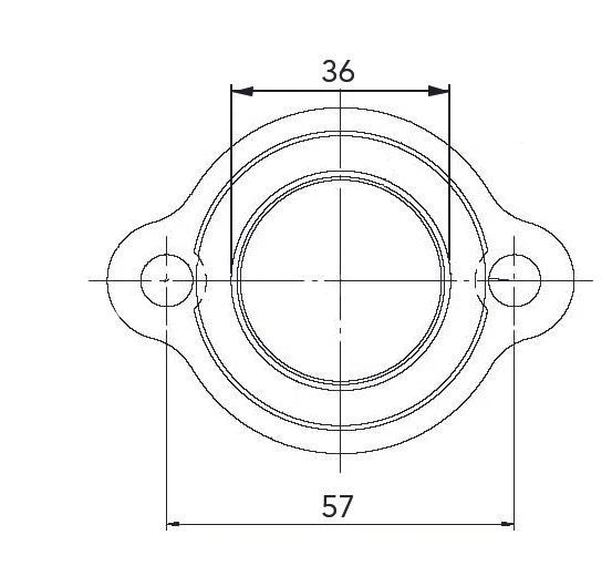 Carburetor Adapter Mounting Flange for MOTO-SKI, POLARIS, SKI-DOO (OEM# 07-100-08)