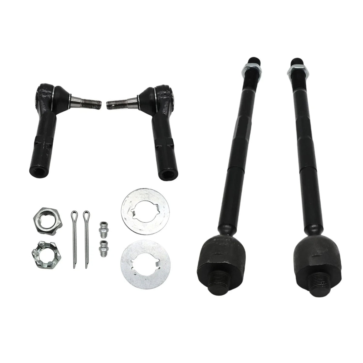 Set of 2 Front Inner Outer Tie Rods for Chevy Suburban Tahoe Silverado Sierra 1500 Yukon