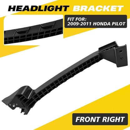 Set of 2 Front Bumper Headlight Support Brackets for Honda Pilot (2009–2011) 71145-SZA-A00