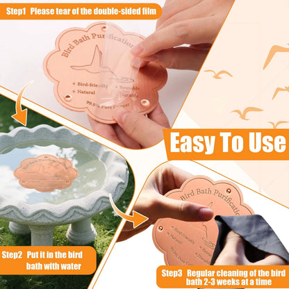 4-Inch Bird Bath Purification Disk for Larbeti
