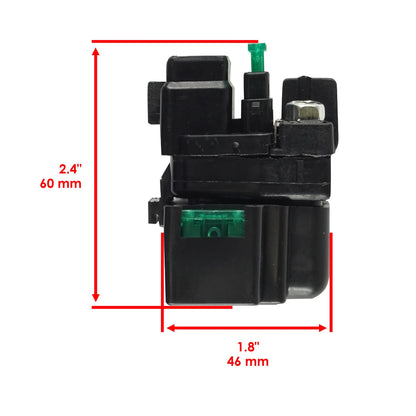 Starter & Relay Solenoid for Suzuki LT-A400 Eiger (2002–2007) 18809AA2002, 3110038F00, 3180003G00