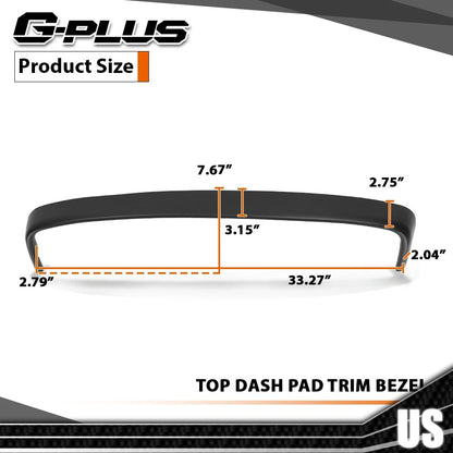 Top Dash Pad Trim Bezel for Toyota Pickup (1989–1995) J-02ITM2001ABK