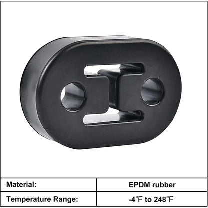 Rubber Exhaust Tail Pipe Mount Holder Bracket for 4X (—)