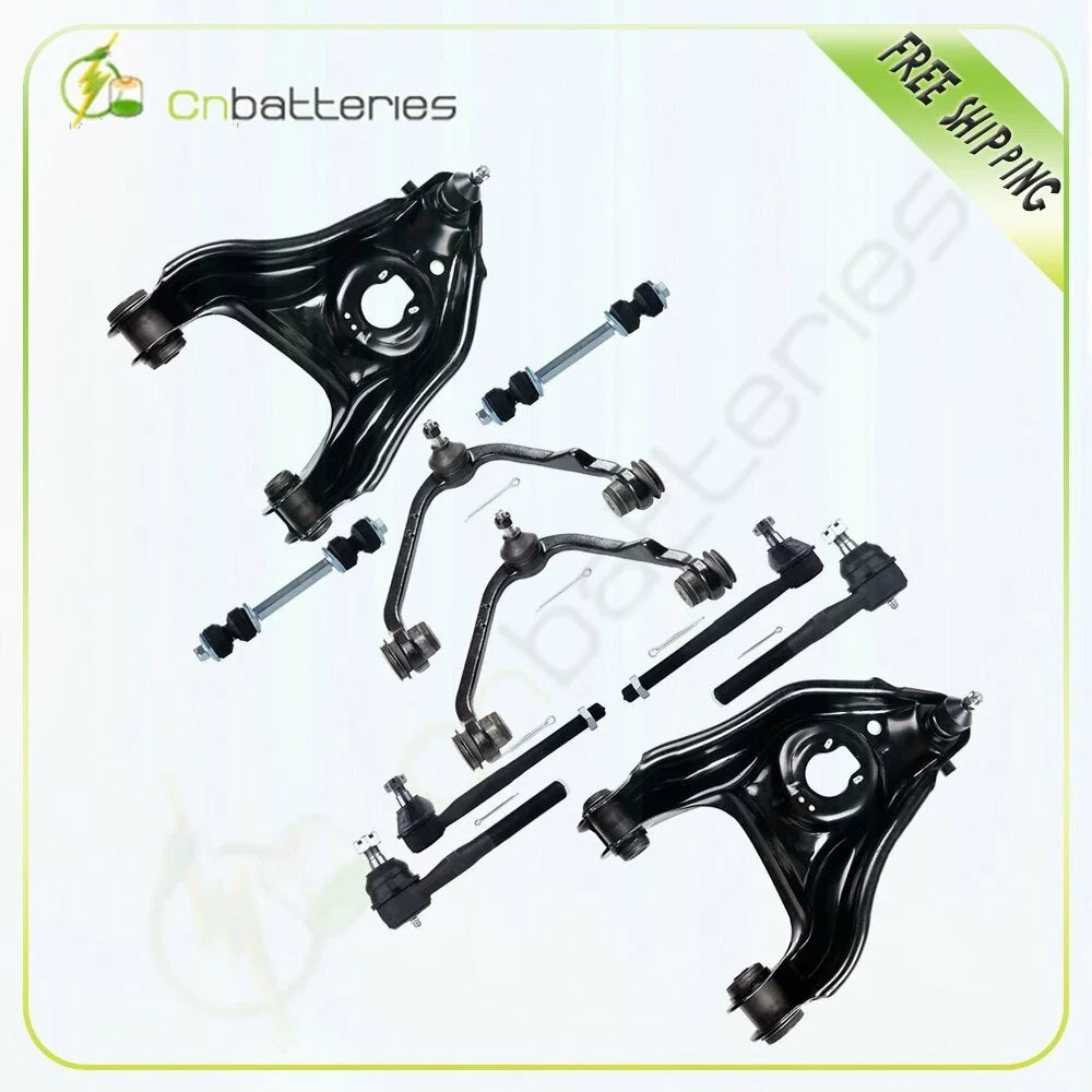 10pcs Control Arms Tie Rods for Ford F-150 F-250 RWD