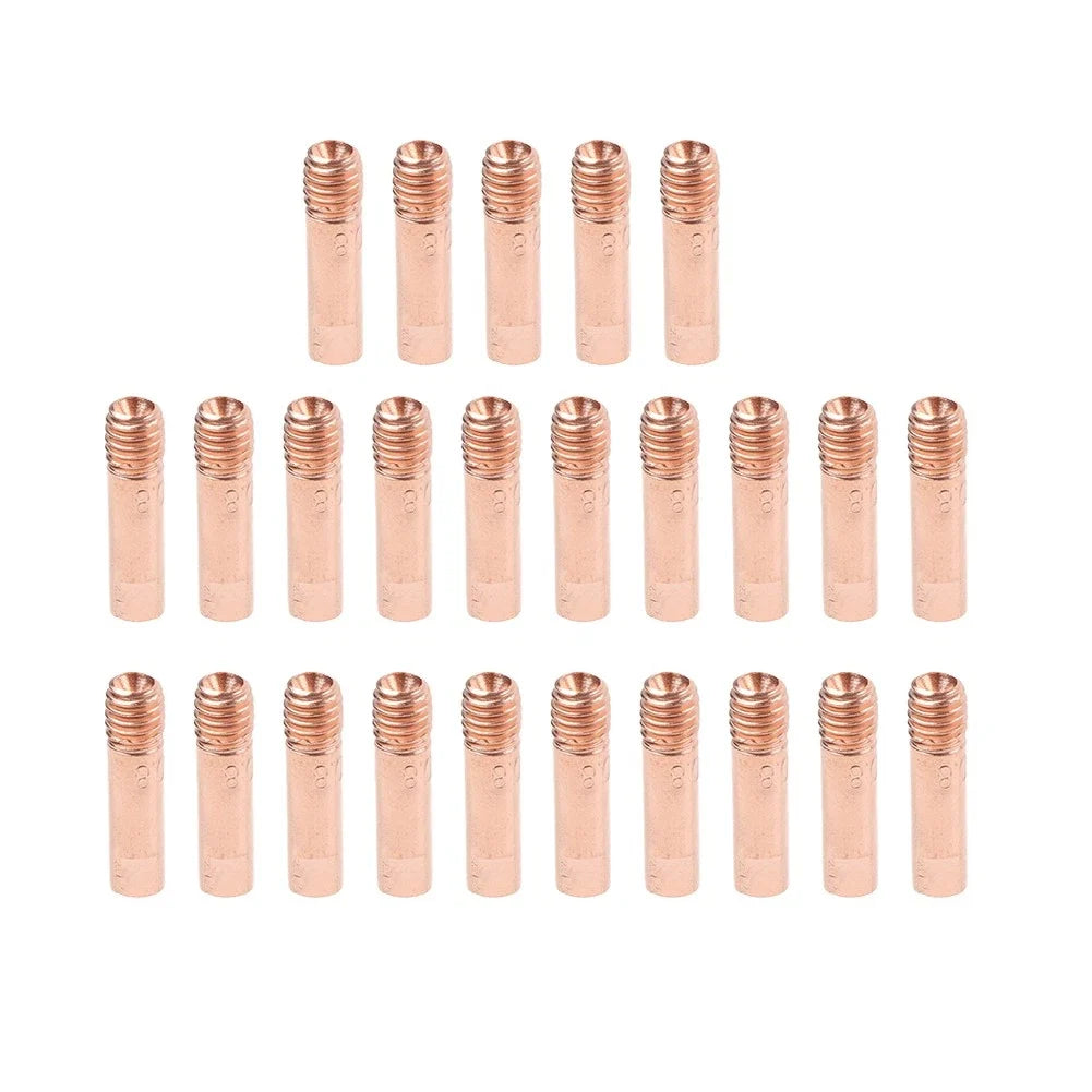 25pcs Contact Tip 11-30/11-35 (.030"/.035") for MIG Guns 100L Mini