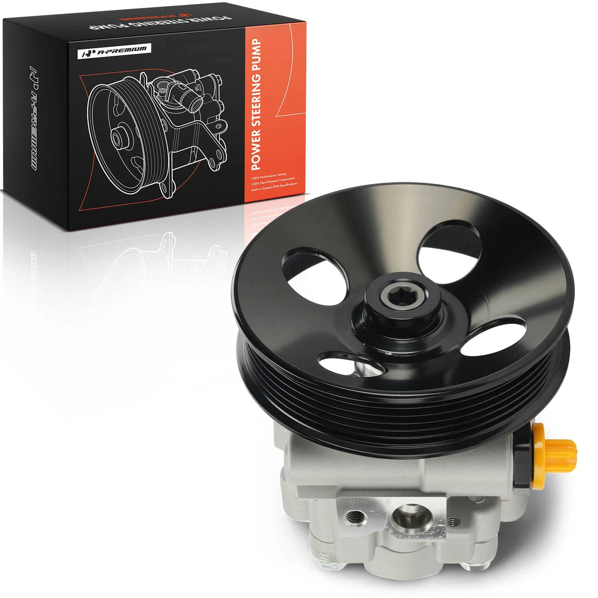 Power Steering Pump with Pulley for Chevy Equinox, GMC Terrain (2010–2017) 13576573, 21-4072
