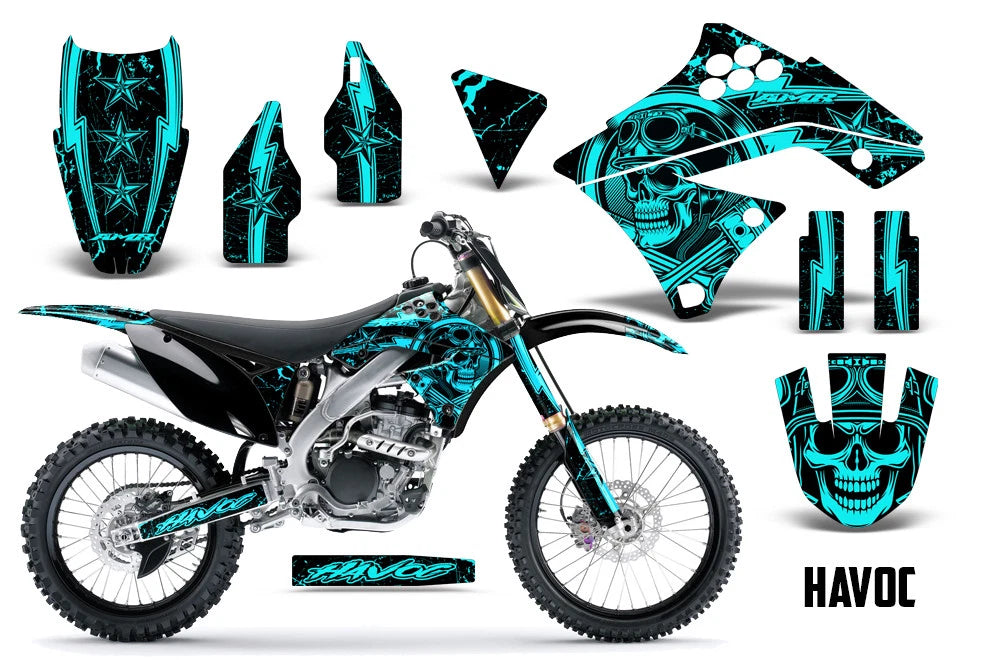 Graphics Stickers Decals for Kawasaki KXF250 KX250F (2009–2012)