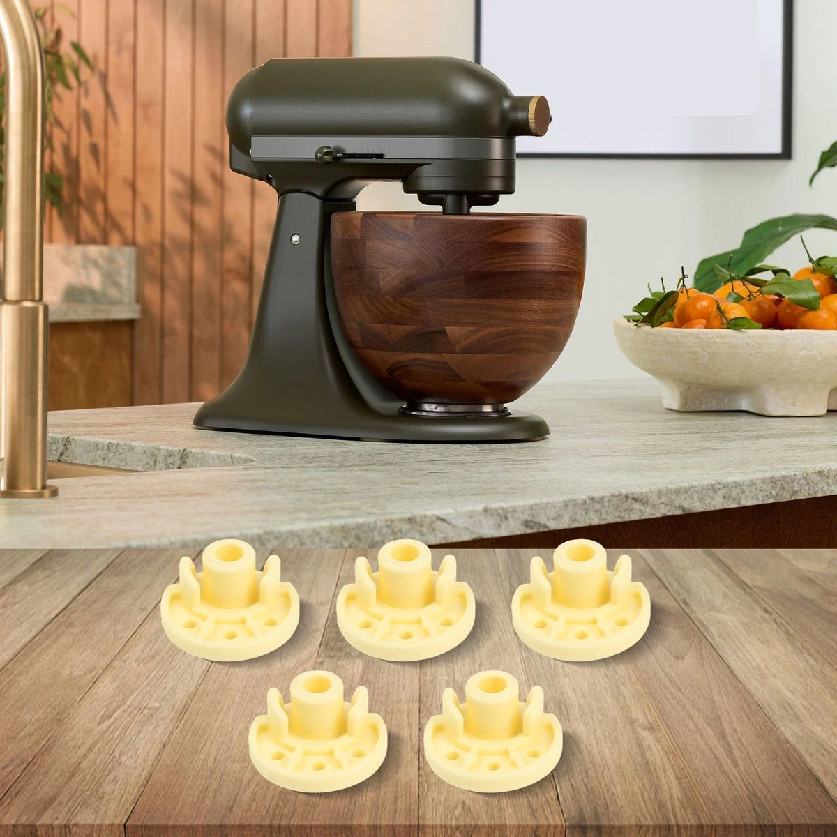 Set of 5 Rubber Feet Pads for Mixer (AP4326634, PS1488432)