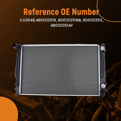 Coolant Radiator for Audi S4 Allroad 2.7 (2000–2002) 4B0121251R