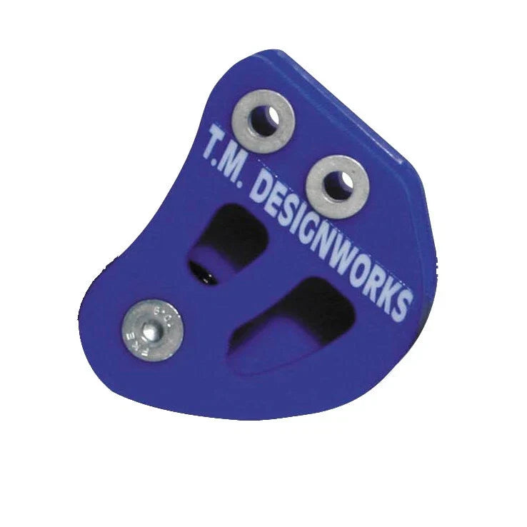 TM Designworks Rear Chain Guide for Suzuki LTR450 (2008–2011) Blue