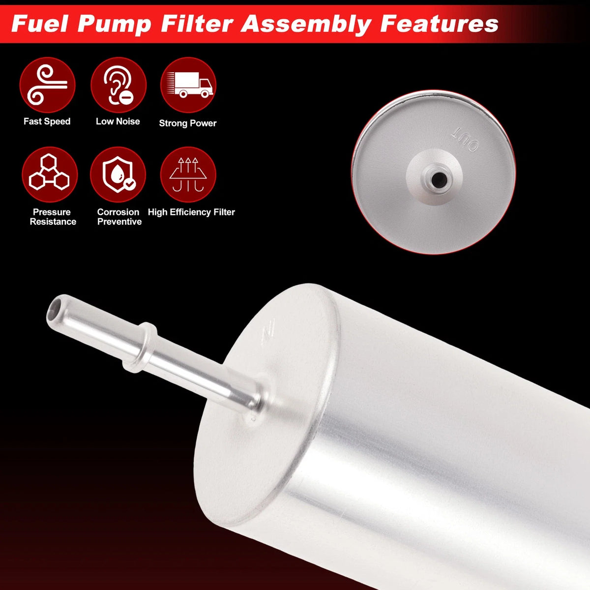 Chassis Pipeline Fuel Filter Assembly for Ford Edge (2015–2024) No. 33243