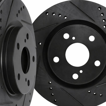 Rotor Set Rear Drilled and Slotted for BMW 740Li xDrive/ActiveHybrid 7 (2013–2015) ALX-PAU-DF-8002-31098-CLA13