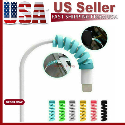 8Pcs Charging Cable Protector for Cell Phones