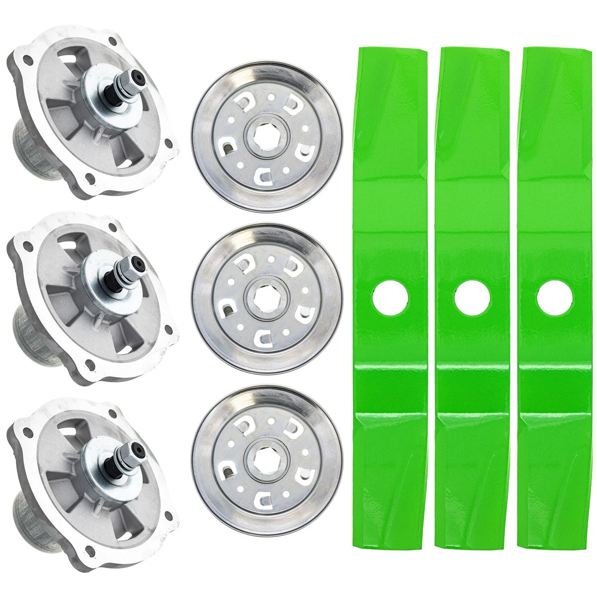 8TEN Blade Spindle Kit for Kubota RCK48P-751Z (K5663-34560, K5583-33582)