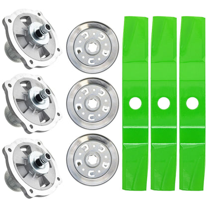 8TEN Blade Spindle Kit for Kubota RCK48P-751Z (K5663-34560, K5583-33582)