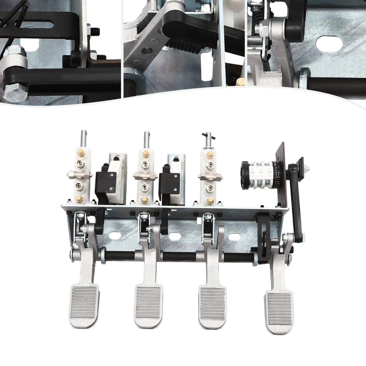 4 Pedal Tire Changer Steel Frame Foot Control Air Valve
